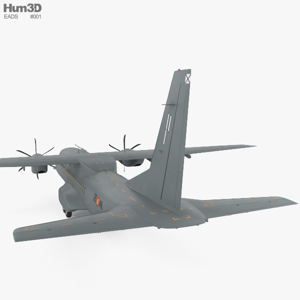 EADS CASA C-295 3D model - Aircraft on Hum3D