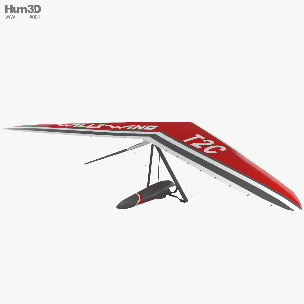 Hang Glider Wills Wing T2c 3d Model Life And Leisure On Hum3d