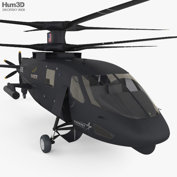 Sikorsky S-97 Raider 3D model - Aircraft on Hum3D