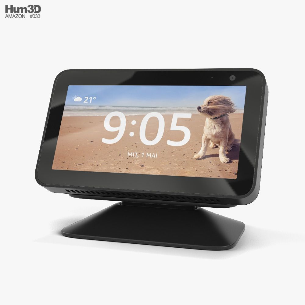Amazon Echo Show 5 Charcoal 3d Model Electronics On Hum3d