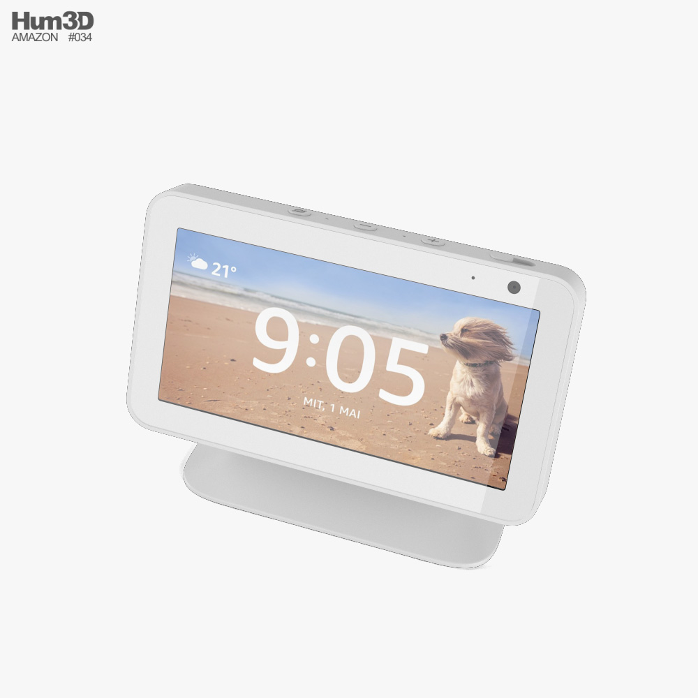 Amazon Echo Show 5 Sandstone 3d Model Electronics On Hum3d