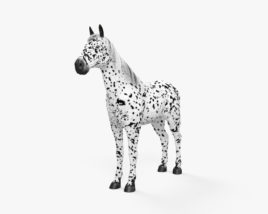 Knabstrupper horse 3D model