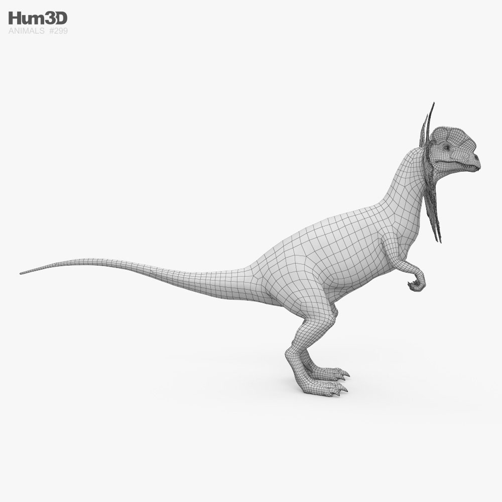 dilophosaurus with frill