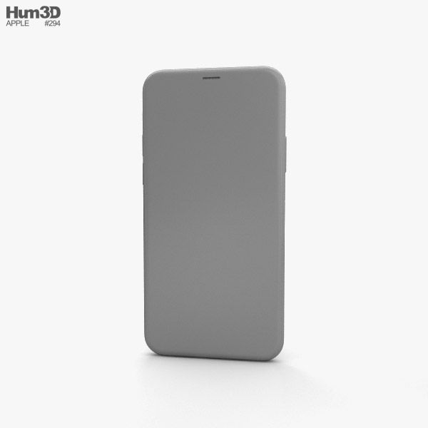 Apple Iphone Xs Silver 3d Model Electronics On Hum3d