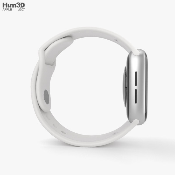 apple watch series 4 40mm silver aluminium model with sport band