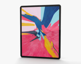 Apple iPad Pro 12.9-inch (2018) Silver 3D model