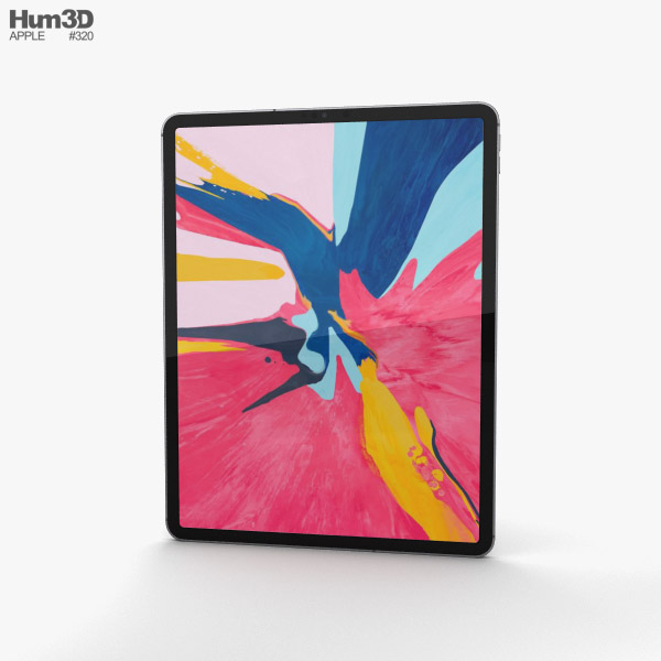 Apple Ipad Pro 12 9 Inch 2018 Space Gray 3d Model Electronics