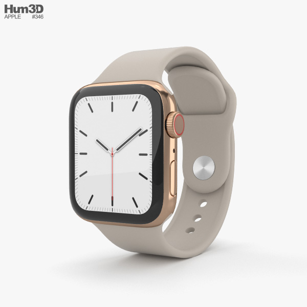Apple Watch Series 5 40mm Gold Stainless Steel Case with ...