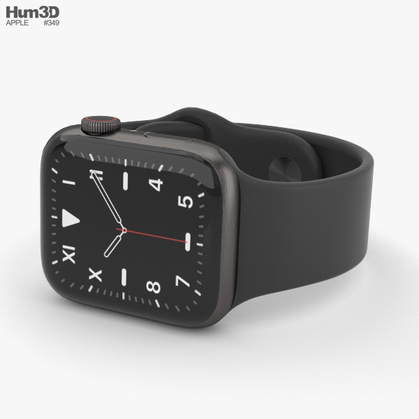 apple watch series 5 space black titanium