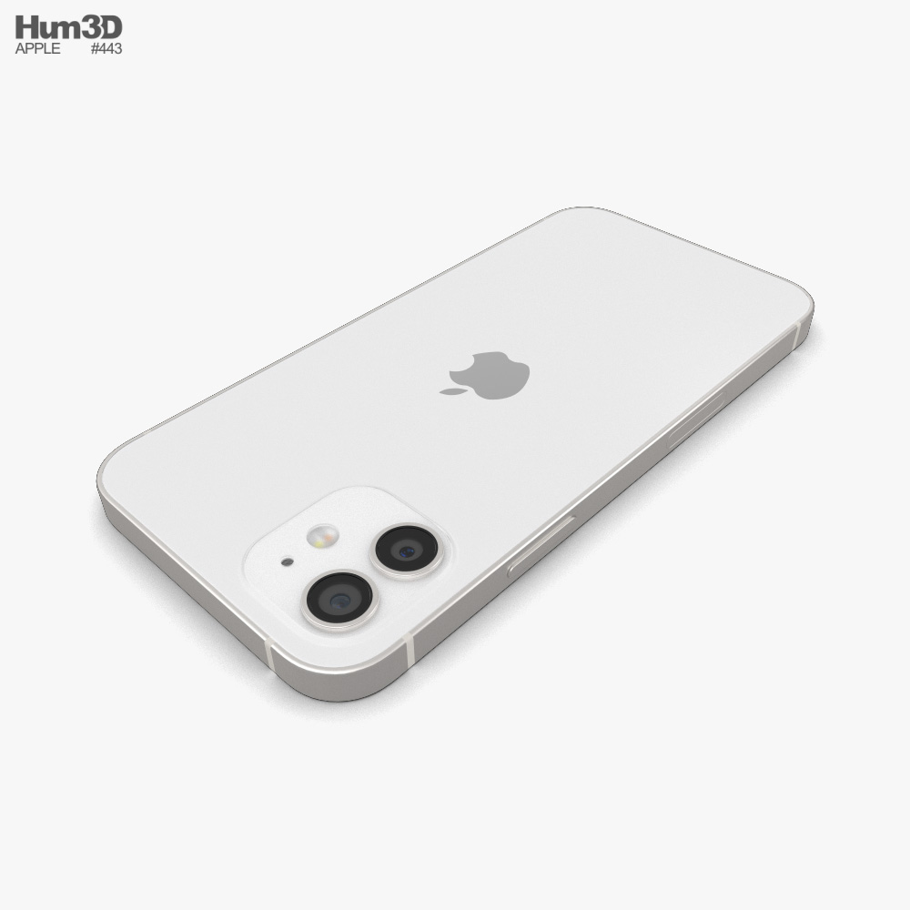 Download Apple iPhone 12 White 3D model - Electronics on Hum3D