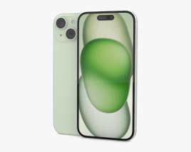 Apple iPhone 15 Green 3D модель