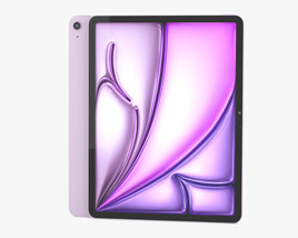 Apple iPad Air M2 13-inch (2024) Purple 3D 모델 