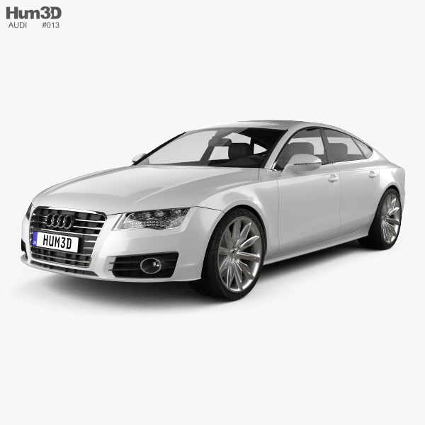 Audi A7 Sportback 2010 3d Model Hum3d