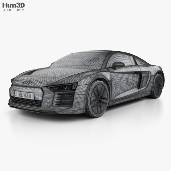 Audi R8 E Tron 2016 3d Model Vehicles On Hum3d
