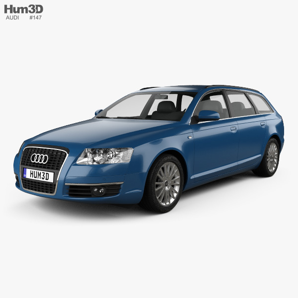Audi A6 C6 Avant 2005 3d Model Vehicles On Hum3d