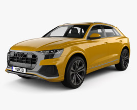 Audi Q8 S-line 2021 3D model