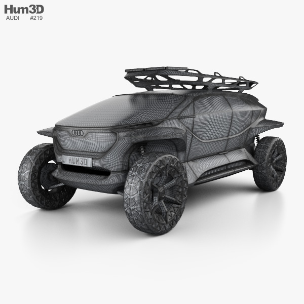 Audi Ai Trail Quattro 2019 3d Model Vehicles On Hum3d
