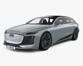 Audi A6 Avant e-tron 2024 3D model