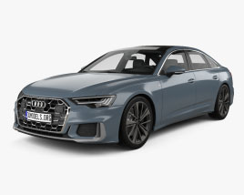 Audi A6 sedan S-Line 2023 3D model