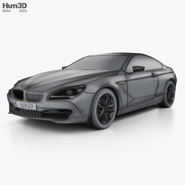 BMW 6 Series Coupe Concept 2010 3D model - Hum3D BMW 6 Series Coupe Concept 2010 3D model - Hum3D