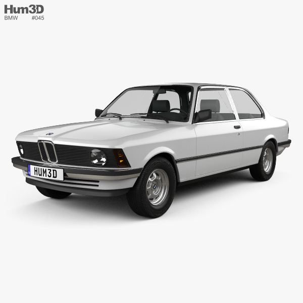 BMW 3 Series coupe (E21) 1975 3D model - Hum3D BMW 3 Series coupe (E21) 1975 3D model - Hum3D