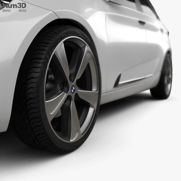 BMW Active Tourer concept 2012 3D model - Hum3D BMW Active Tourer concept 2012 3D model - Hum3D