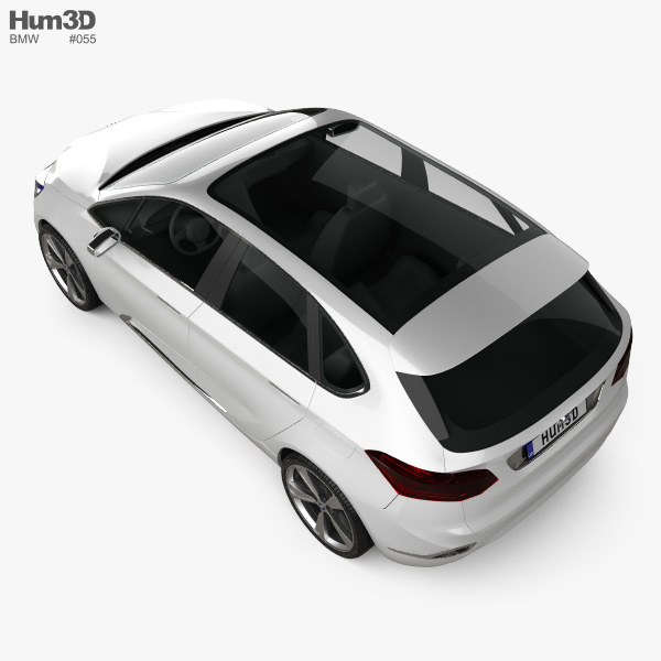 BMW Active Tourer concept 2012 3D model - Hum3D BMW Active Tourer concept 2012 3D model - Hum3D