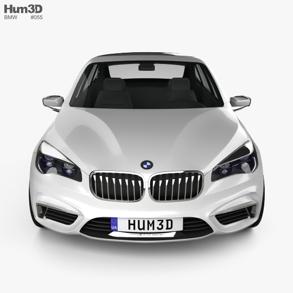 BMW Active Tourer concept 2012 3D model - Hum3D BMW Active Tourer concept 2012 3D model - Hum3D