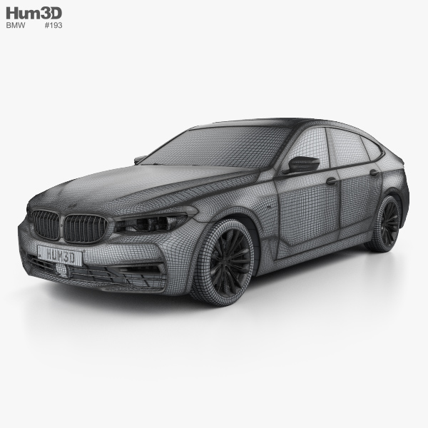 Bmw 6 Series G32 Gran Turismo Luxury Line 2017 3d Model