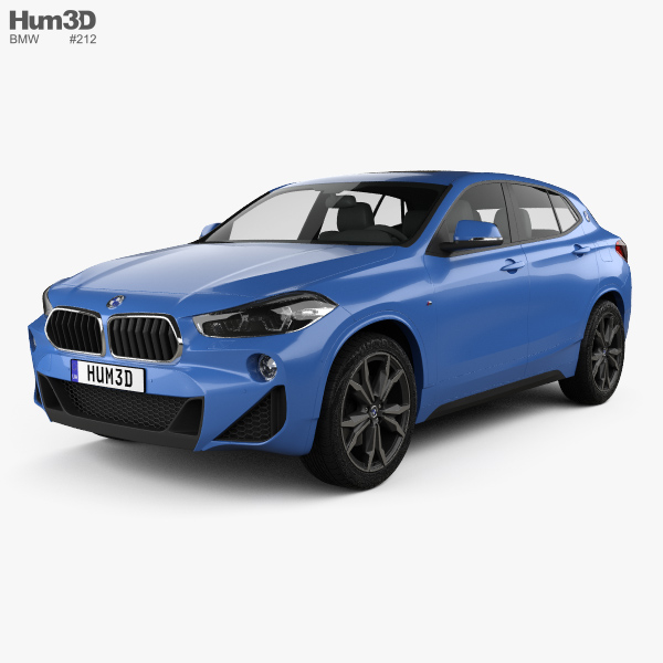 Bmw X2 M Sport 2018 3d Model