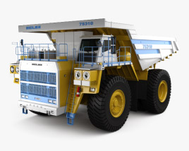 BelAZ 75310 Dump Truck 2019 3D model