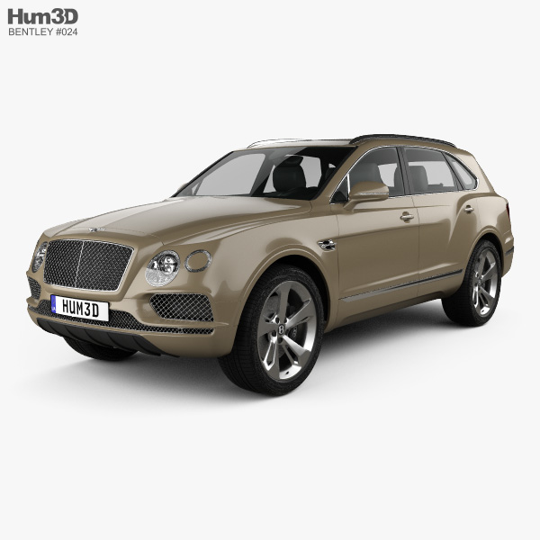 Bentley Bentayga 2016 3d Model Hum3d