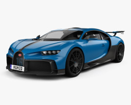 Bugatti Chiron Pur Sport 2023 3D model