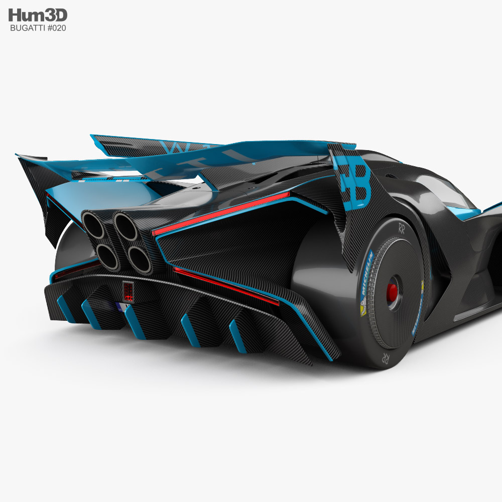 Bugatti Bolide 2021 3D model Vehicles on Hum3D