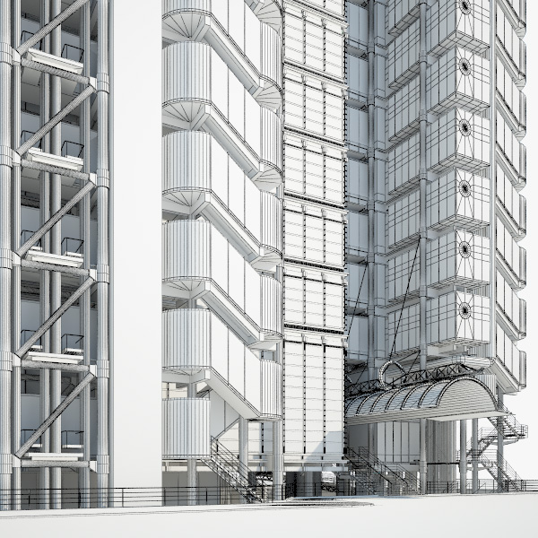 Lloyd S Building 3d Model Architecture On Hum3d