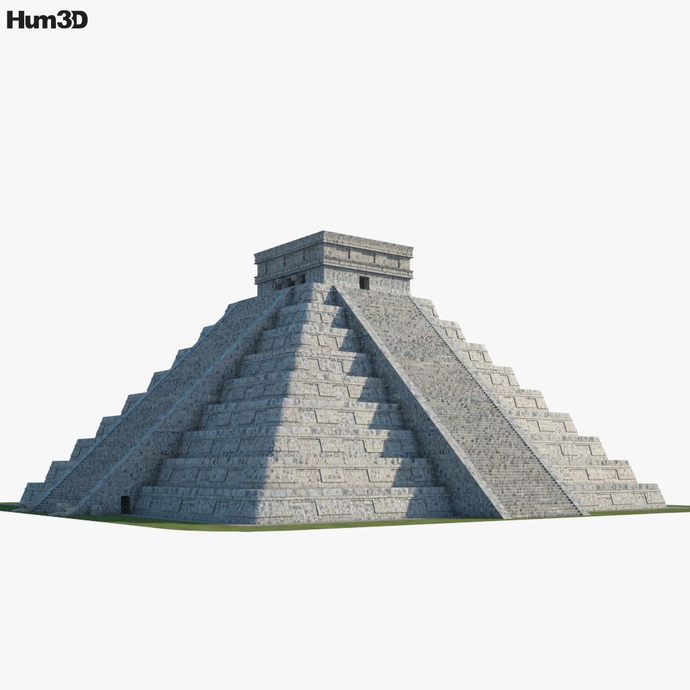 Pyramid of Kukulkan 3D model - Architecture on Hum3D