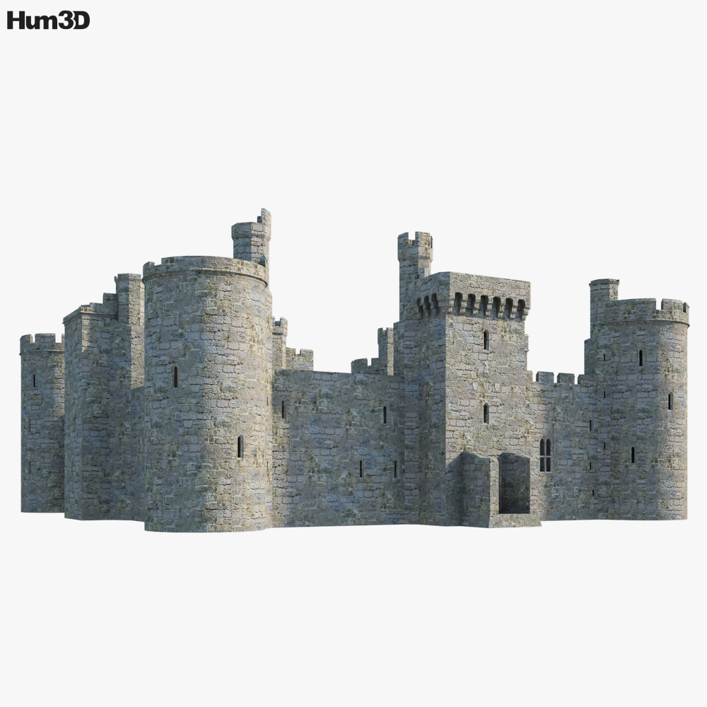 Bodiam Castle 3d Model - Architecture On Hum3d