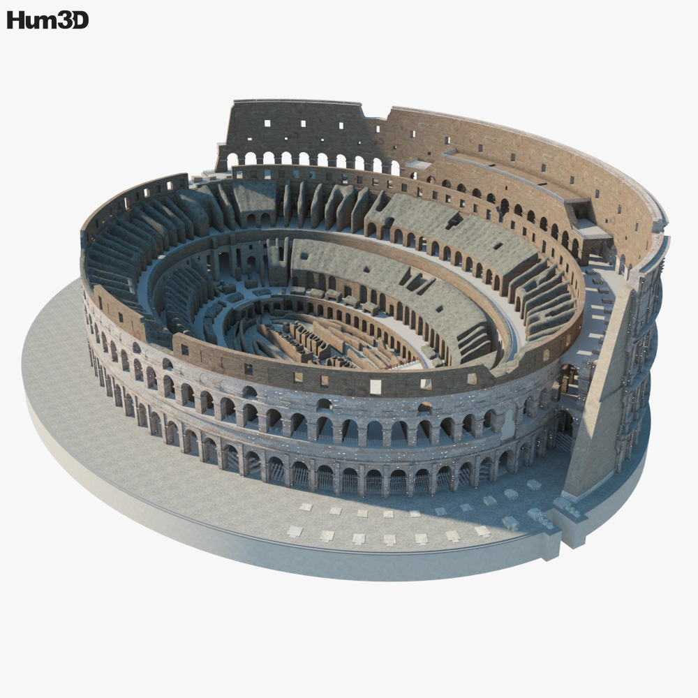 Colosseum 3D model - Architecture on Hum3D