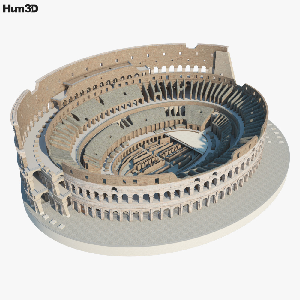 Colosseum 3D model - Architecture on Hum3D