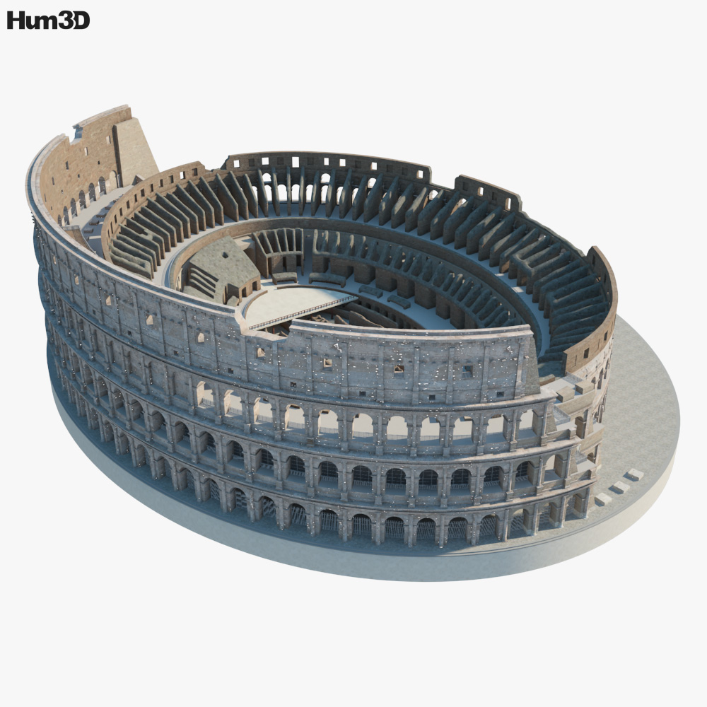 Colosseum 3D model - Architecture on Hum3D