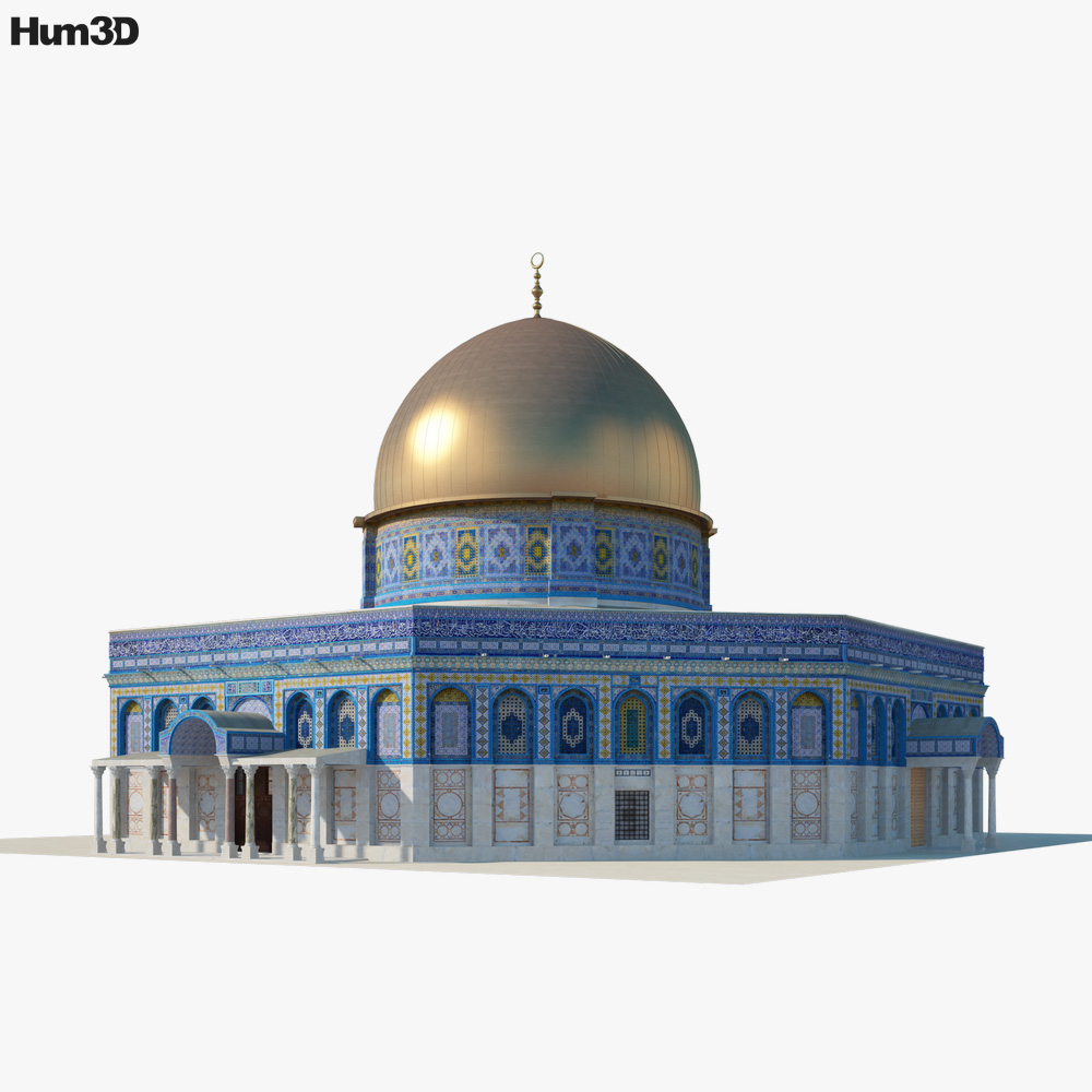 Dome of the Rock 3D model Architecture on Hum3D