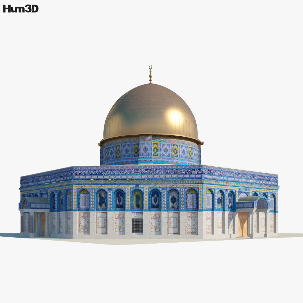 Dome of the Rock 3D model Architecture on Hum3D