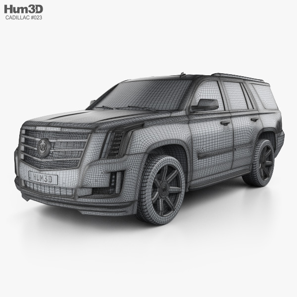 Cadillac Escalade 2015 3d Model Vehicles On Hum3d
