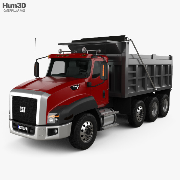Caterpillar Ct660 Dump Truck 4 Axle 2011 3d Model Vehicles On Hum3d