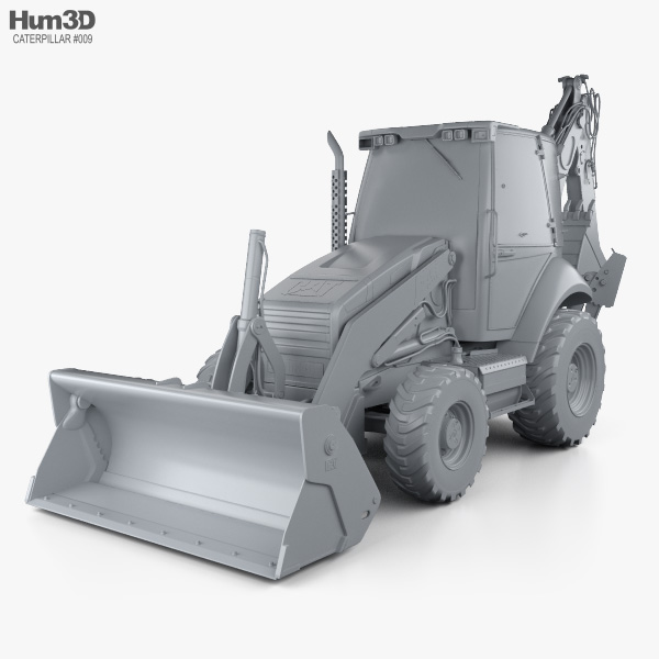 Caterpillar 420f Backhoe Loader 2014 3d Model Vehicles On Hum3d
