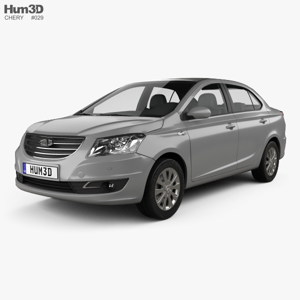 Chery E3 2013 3D model - Vehicles on Hum3D