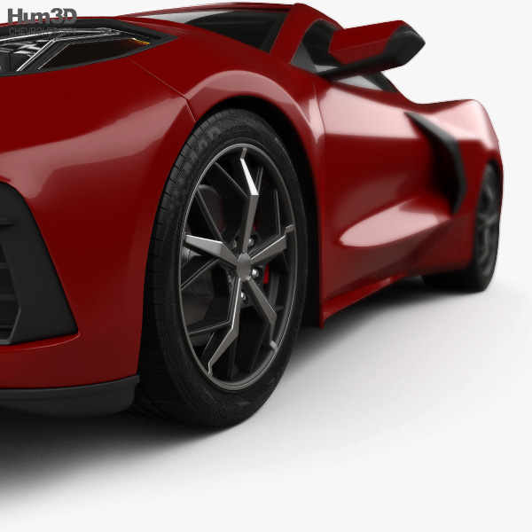 Chevrolet Corvette Stingray With Hq Interior And Engine 2020 3d Model