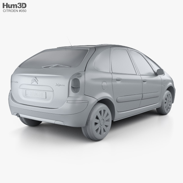Citroen Xsara Picasso 2004 3d Model Vehicles On Hum3d