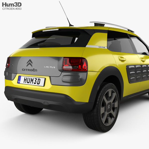 Citroen C4 Cactus 2015 3D model Vehicles on Hum3D