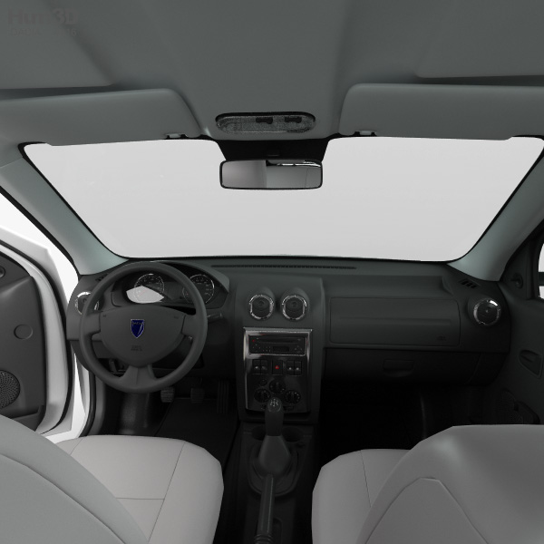 Dacia Logan With Hq Interior 2004 3d Model Vehicles On Hum3d